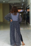 Polka Plain Chiffon Cover up