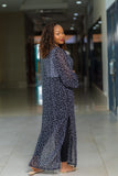 Polka Plain Chiffon Cover up