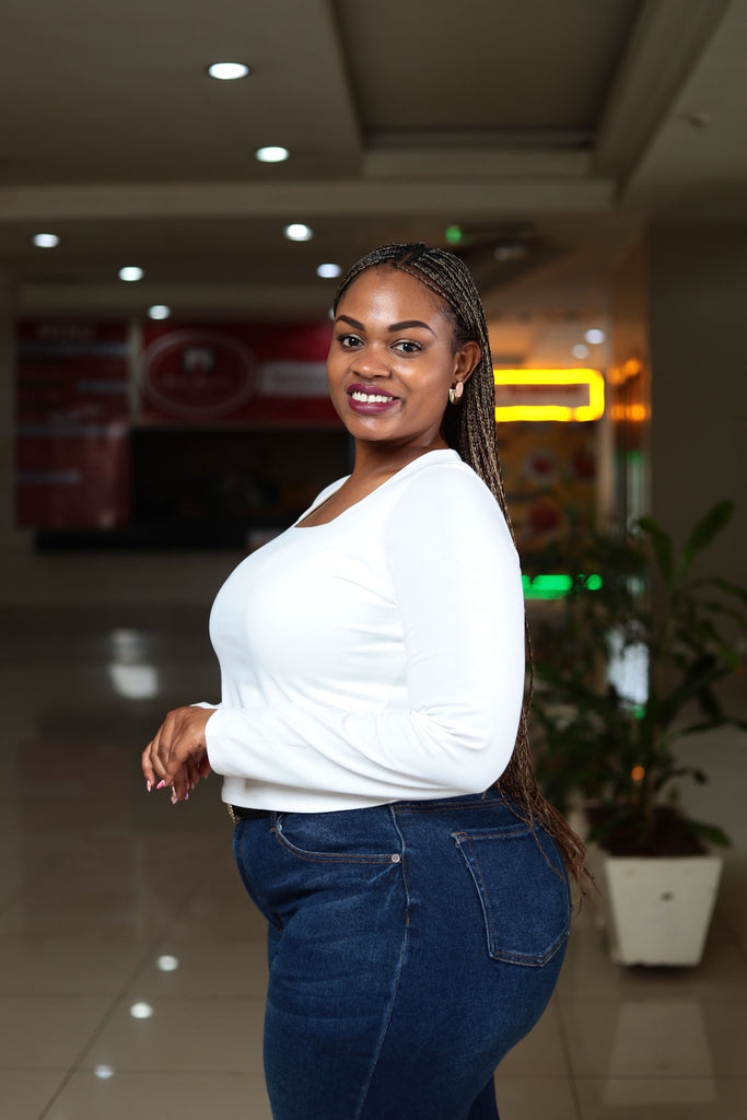 SA White Long Sleeved Tank Top