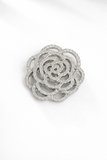 Crystal Bloom Rose Brooch