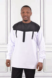 white black ankara shirts