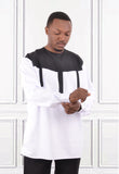 white black ankara shirts