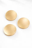 Golden Disc Luxe Brooch
