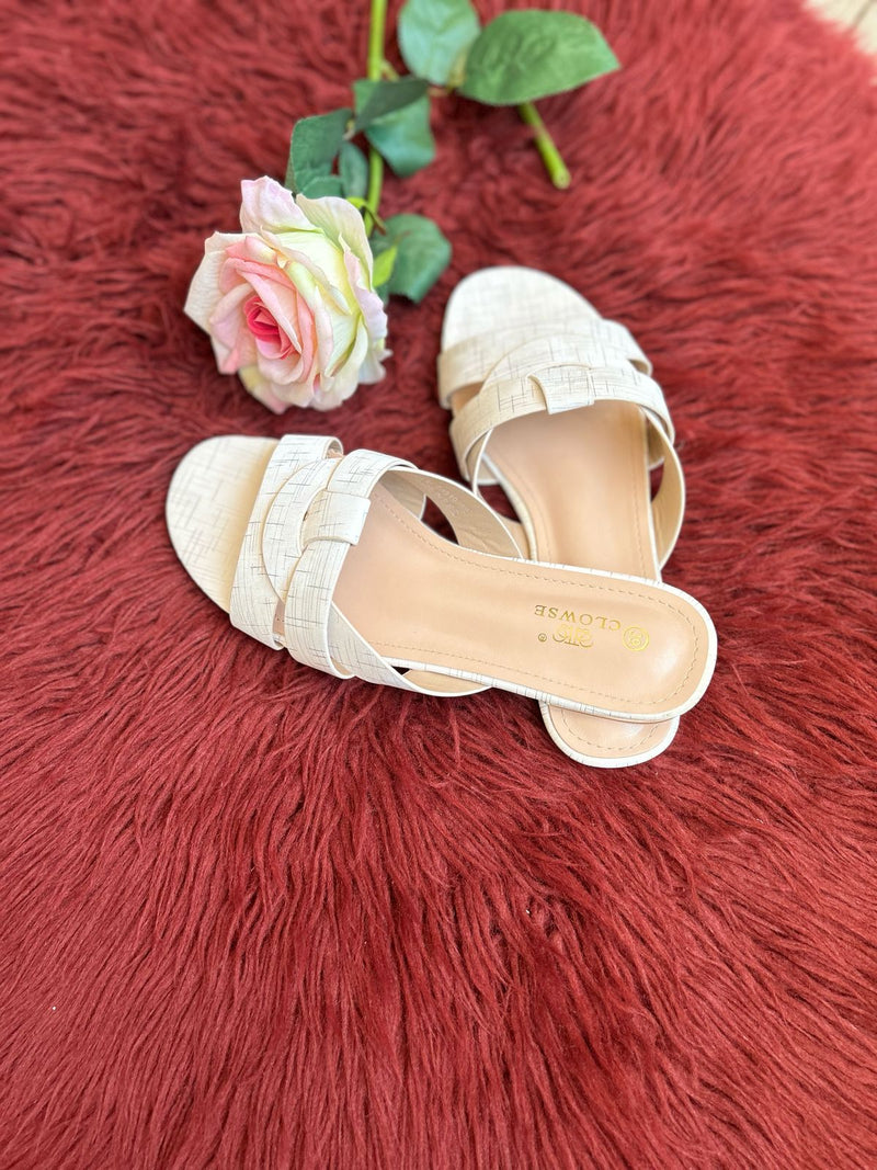 Beige Clowse Sandals