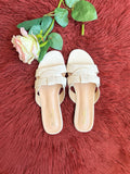 Beige Clowse Sandals