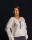 Sweatshirt Beige - Lady Zebra - Sarai Afrique
