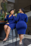 sarai ruched bodycon dress in blue Thats So Fetch | Sarai Cowl Neck Sequin Mini Dress | Blue