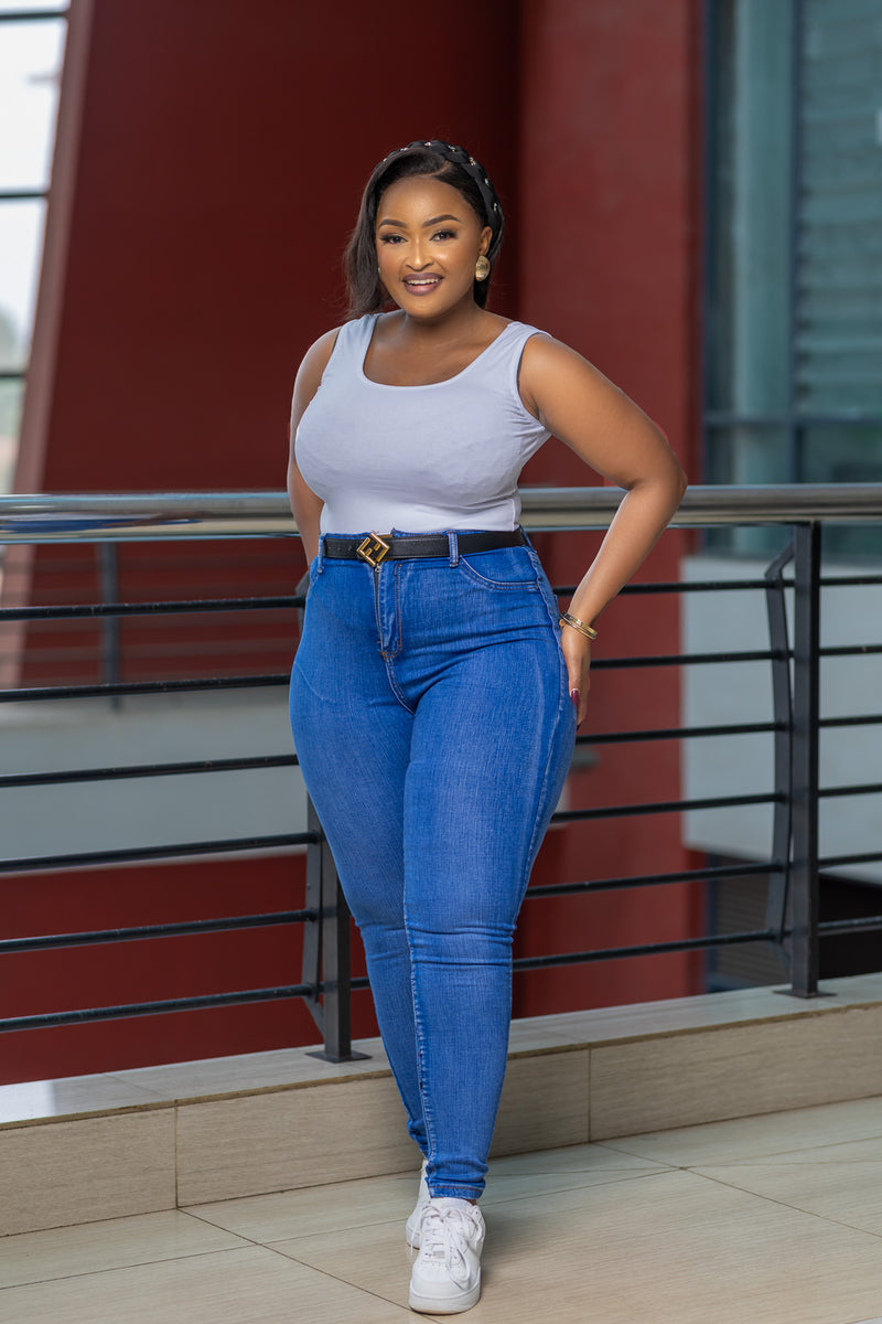 Wash Blue Skinny Jeans