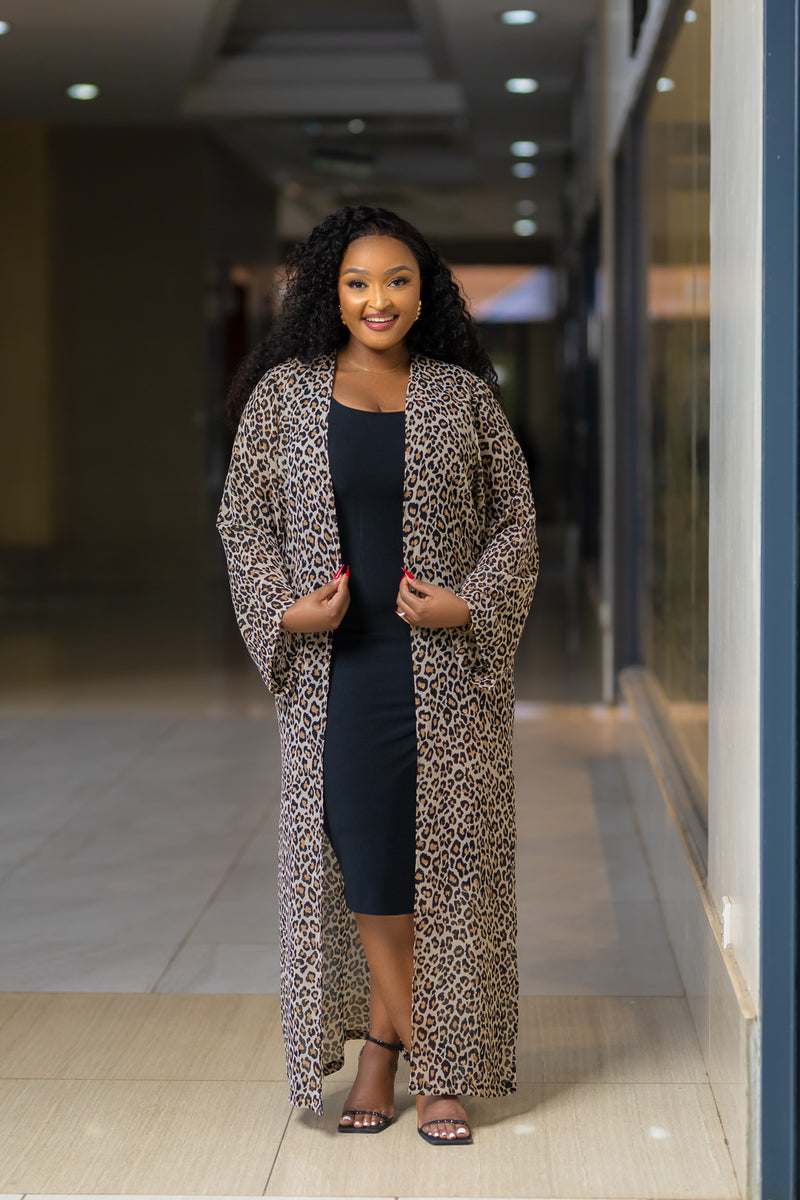 SA Cheetah Print Cover Up