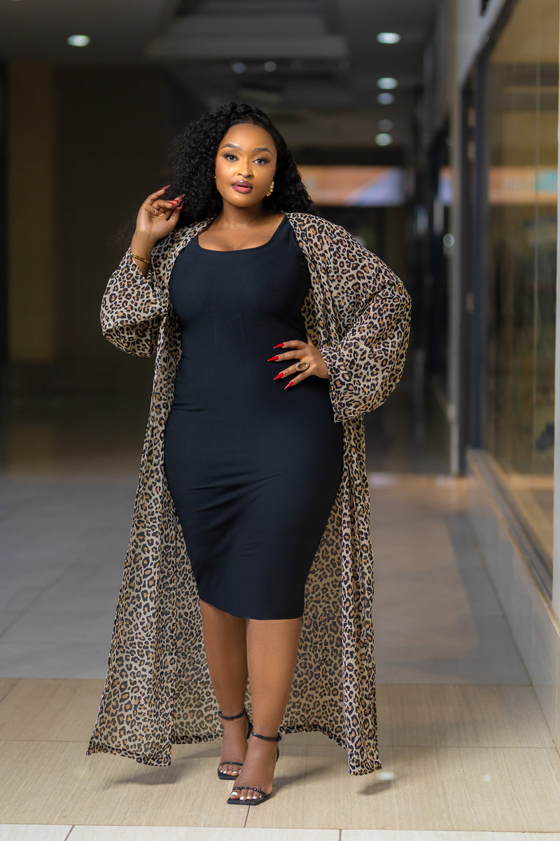 SA Cheetah Print Cover Up