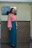 SA Mesa Rose Puff Sleeved top