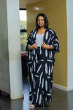 Black and White Pallazo Set
