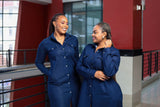 Denim Maxi Shirt Dress