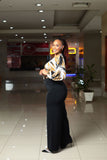 SA Puff Sleeve Wrap Top