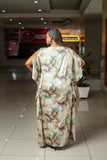 Beige Pattern kaftan