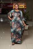 Black earthy kaftan with belt