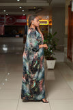 Black earthy kaftan without belt