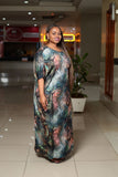 Black earthy kaftan without belt