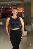 SA Black Sleeveless Tank Top