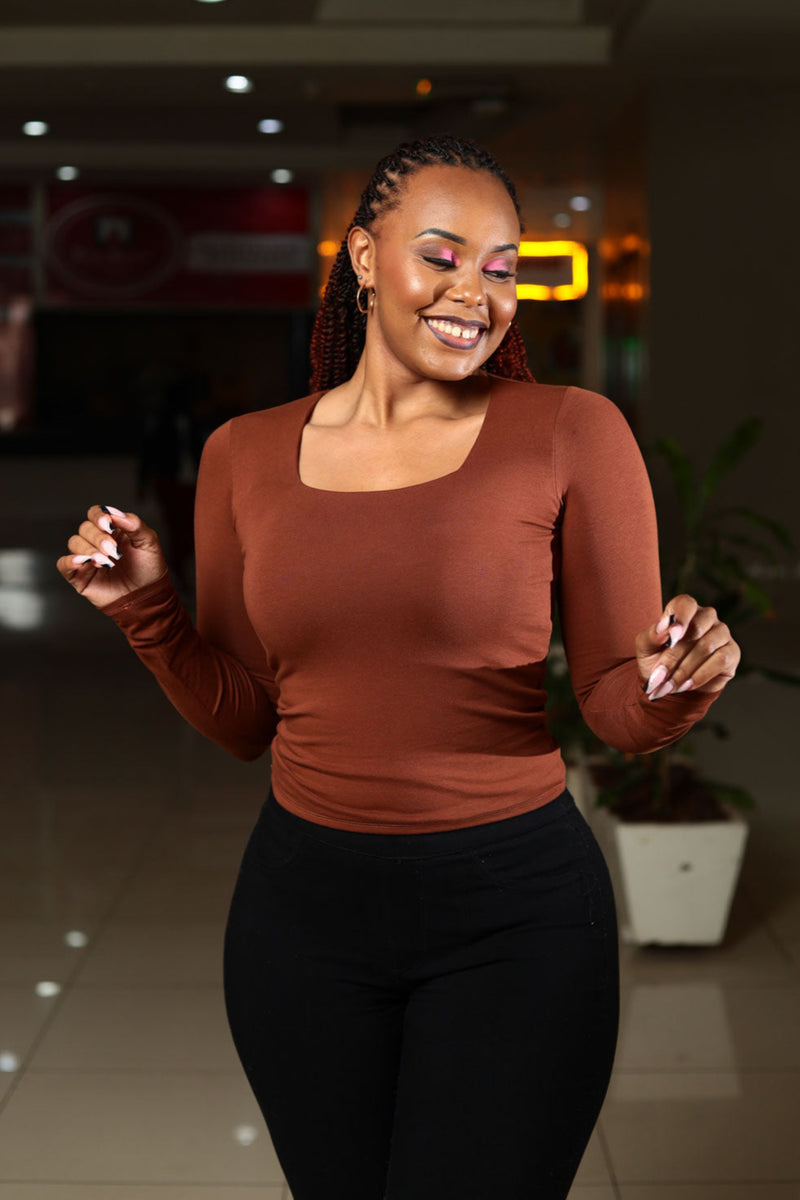 SA Rust Long Sleeved Tank Top