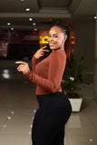 SA Rust Long Sleeved Tank Top