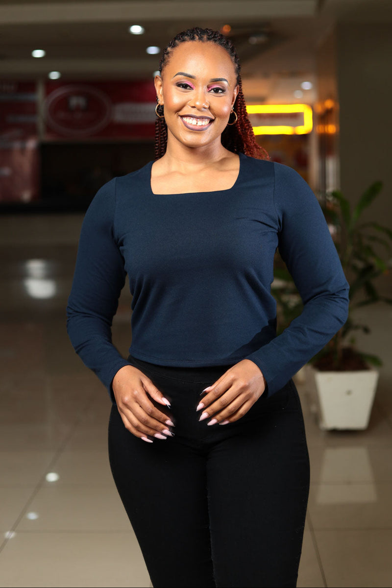 SA Navy Long Sleeved Tank Top