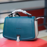 Short Handle Leather Handbags