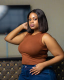 SA Rust Sleeveless Tank Top