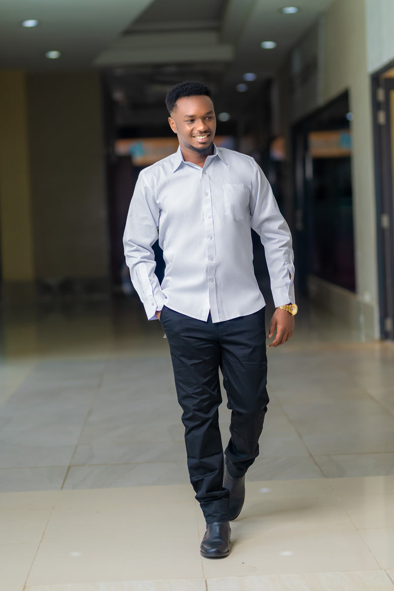 SA long sleveed white men shirt