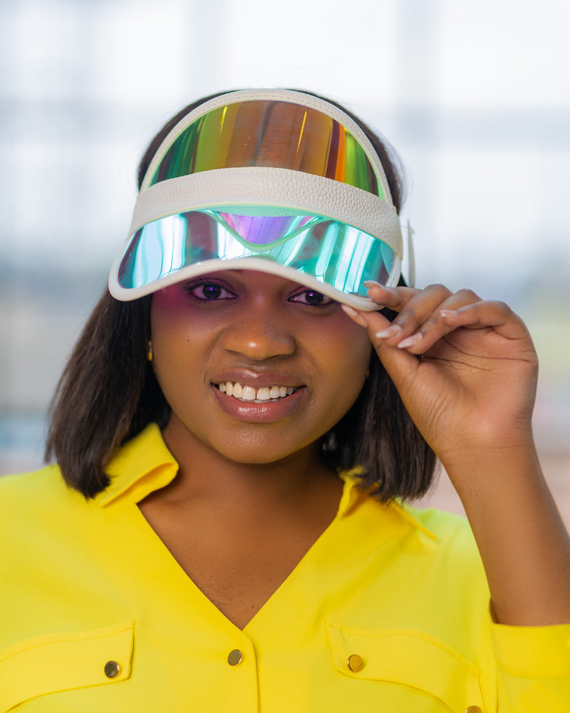 Chrome Sun Visor hats