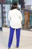 Royal blue official slim fit pants - Sarai Afrique