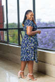 LT Navy Floral Dress