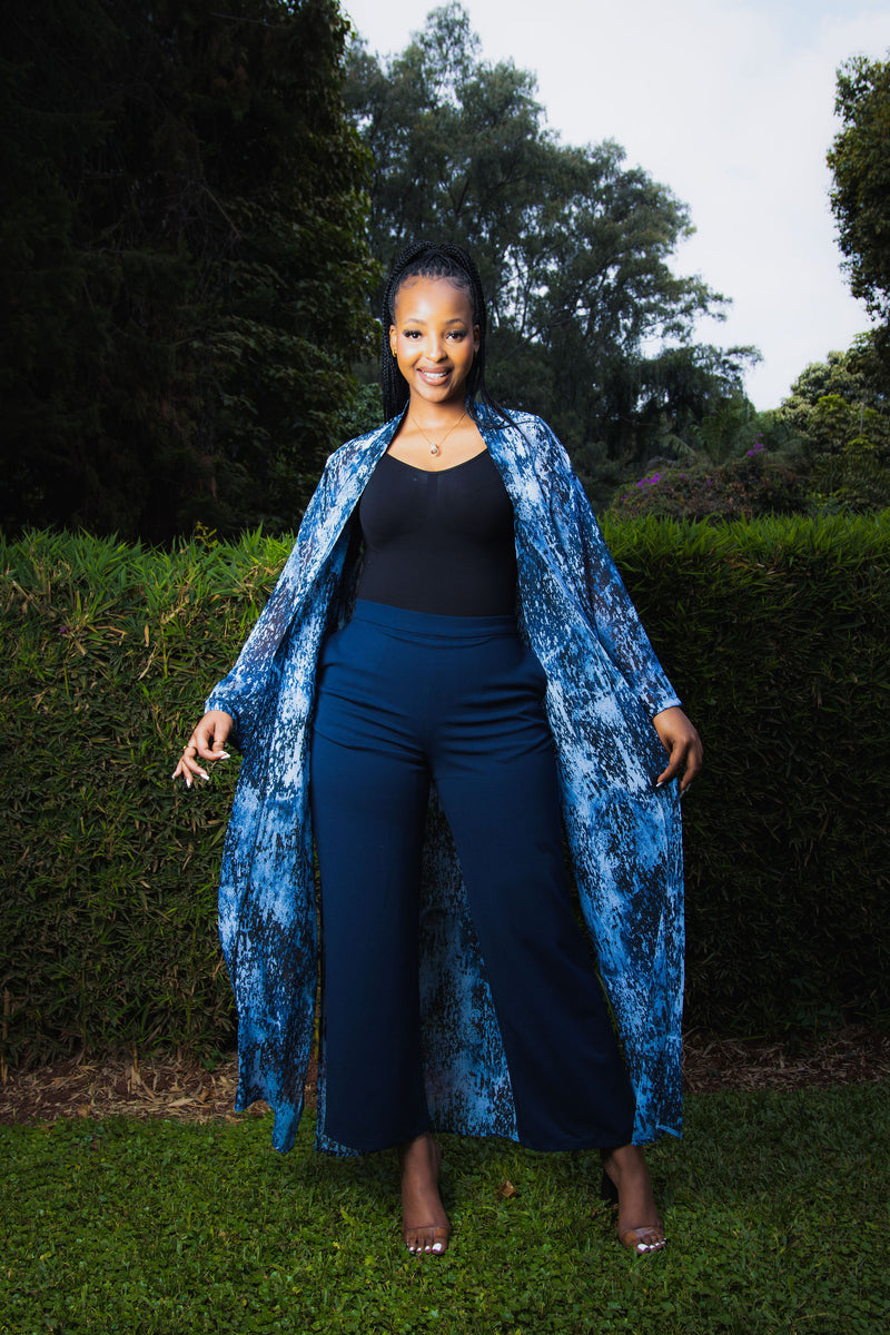SA Navy Blue Wide Leg Official Pants