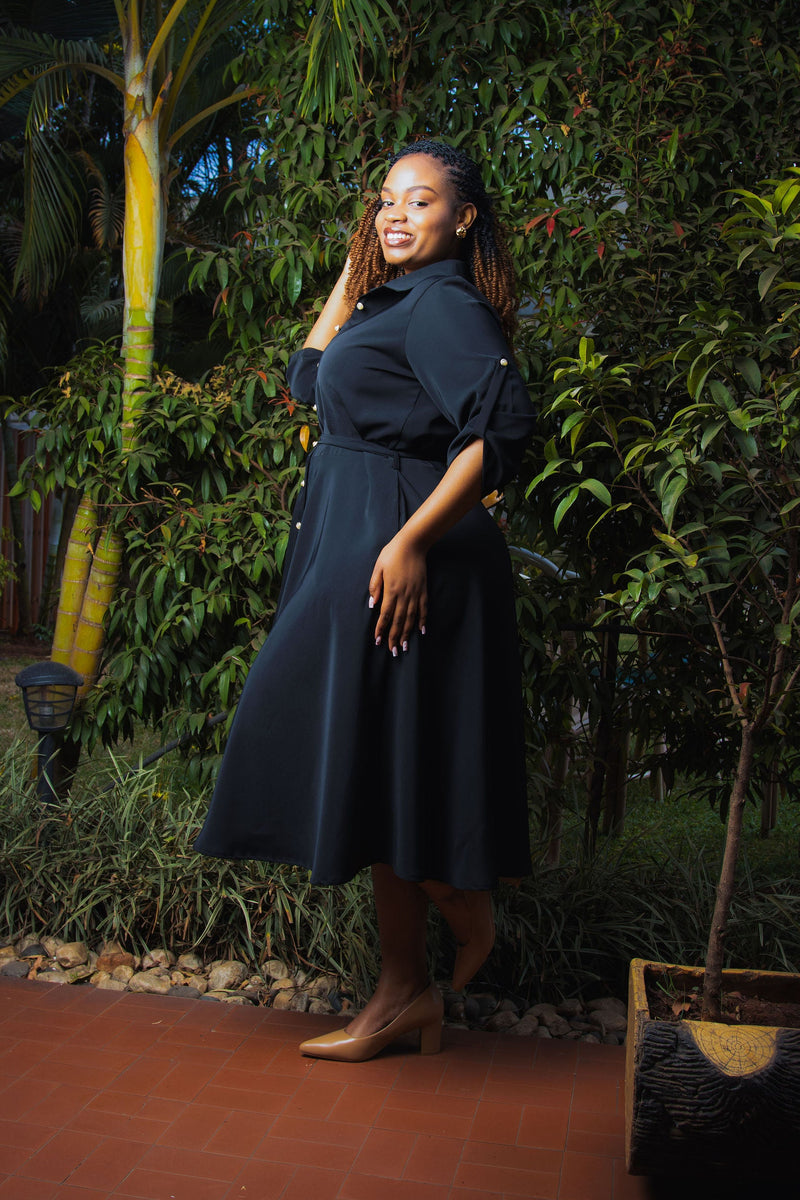 Circular Shirt Dress