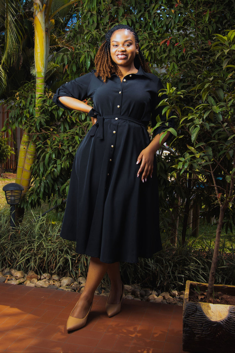 Circular Shirt Dress