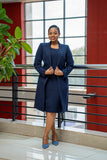 Navy blue dress suit