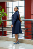 Navy blue dress suit