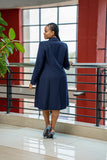 Navy blue dress suit