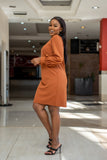 Brown london times dress