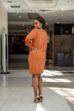Brown london times dress