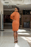 Brown london times dress
