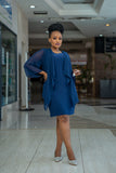 Navy chain cover up