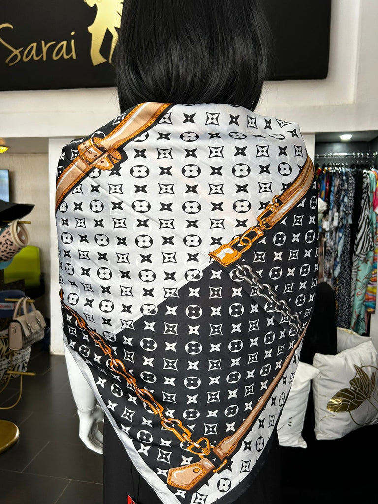 LV silk scarf Sarai Afrique