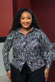 SA Zebra Print Top