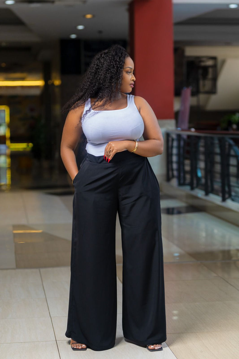 SA Black Wide Leg Pants