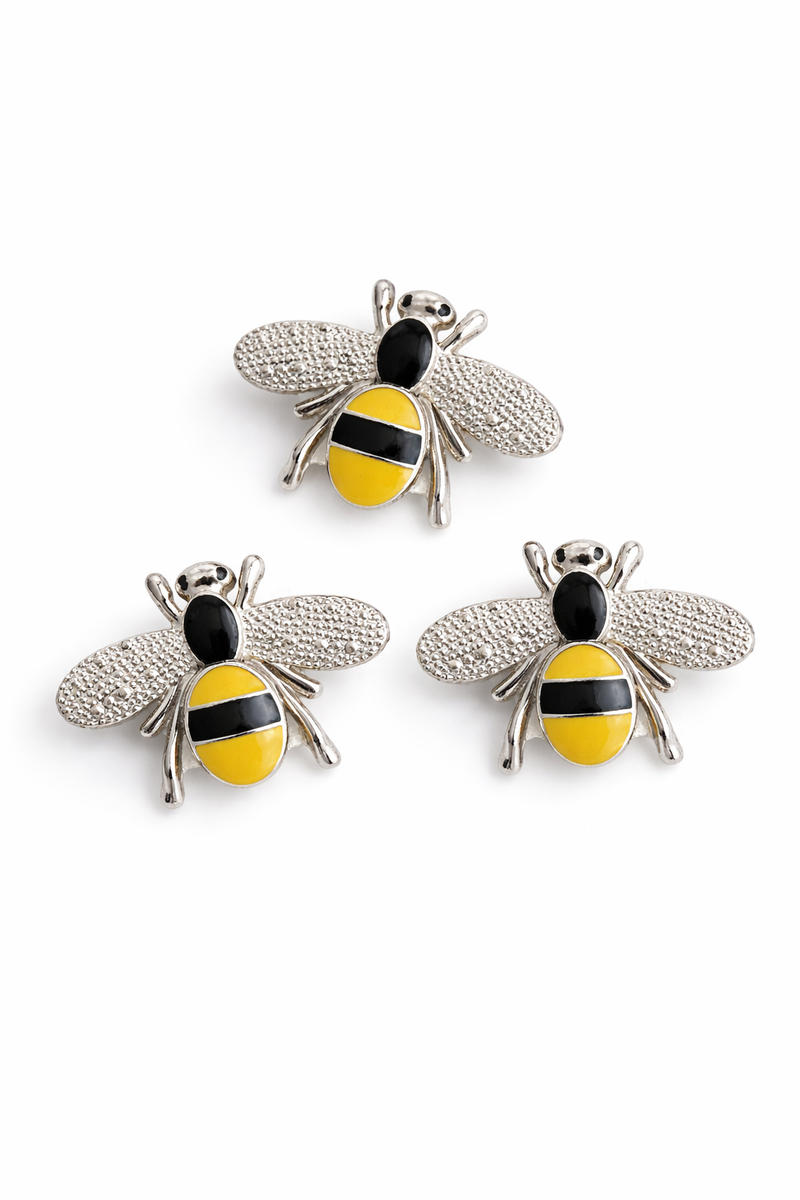 Golden Honeybee Charm Brooch - Sarai Afrique