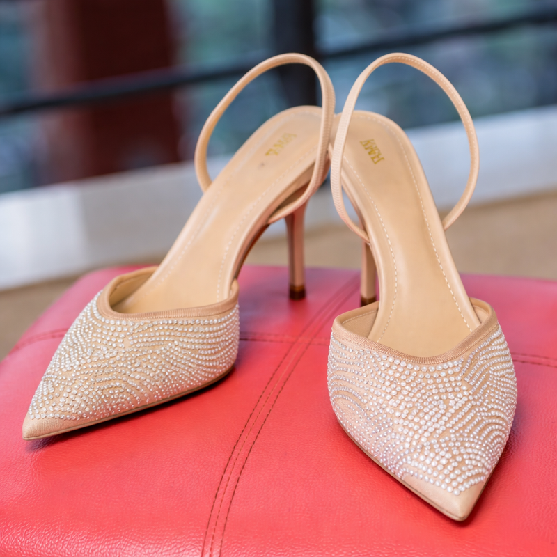 Black Beige Coffee with Pearls - Sarai Afrique
