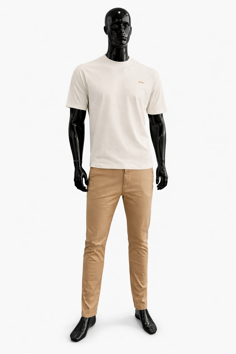 Cream Mens' T-shirt