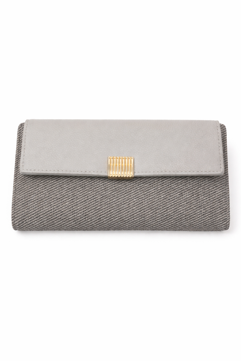 Grey Wallet - Sarai Afrique