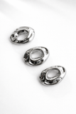 Liquid Metal Loop Brooch - Sarai Afrique